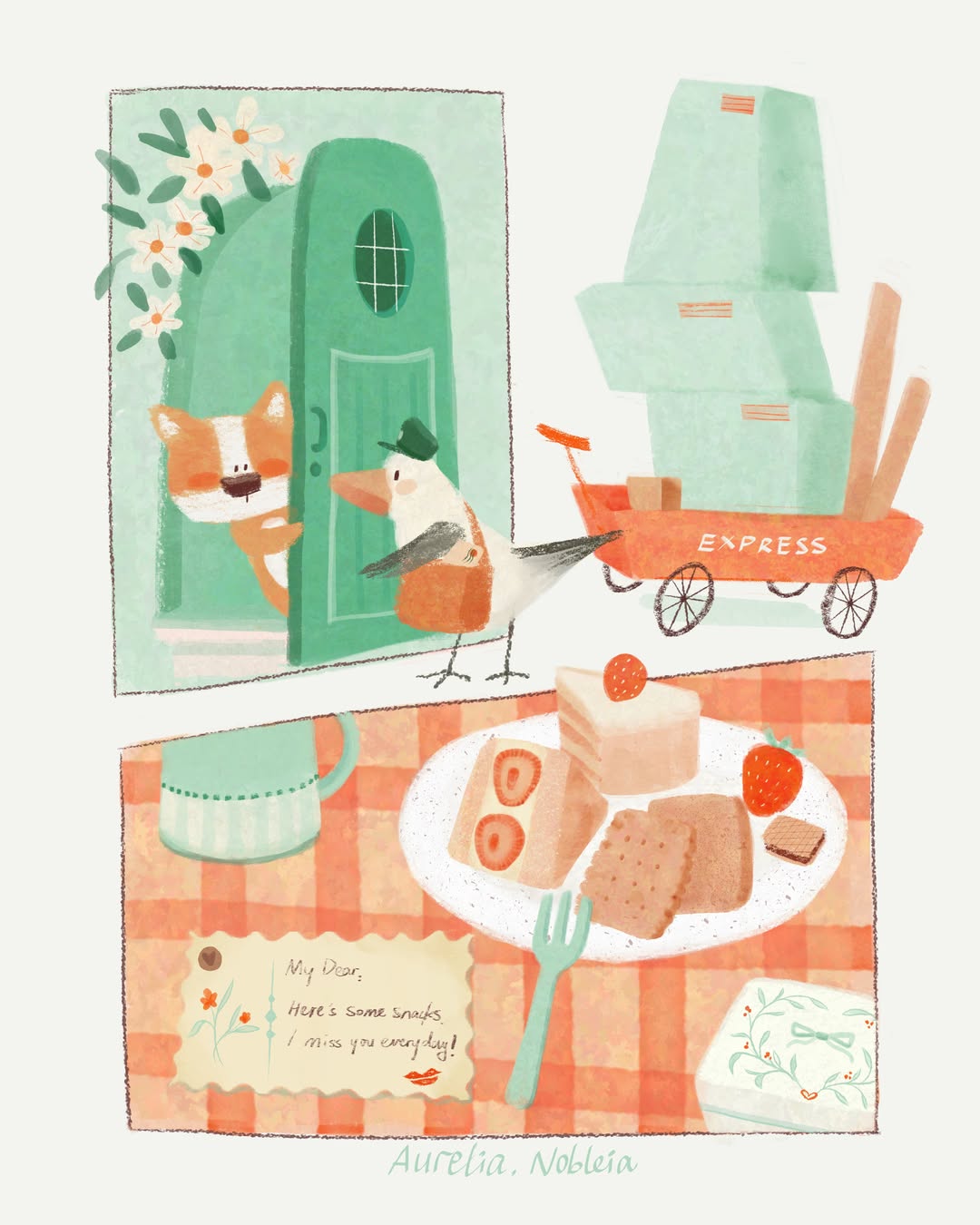 Mr. Corgi Got A Parcel Mr. Corgi Got A Parcel