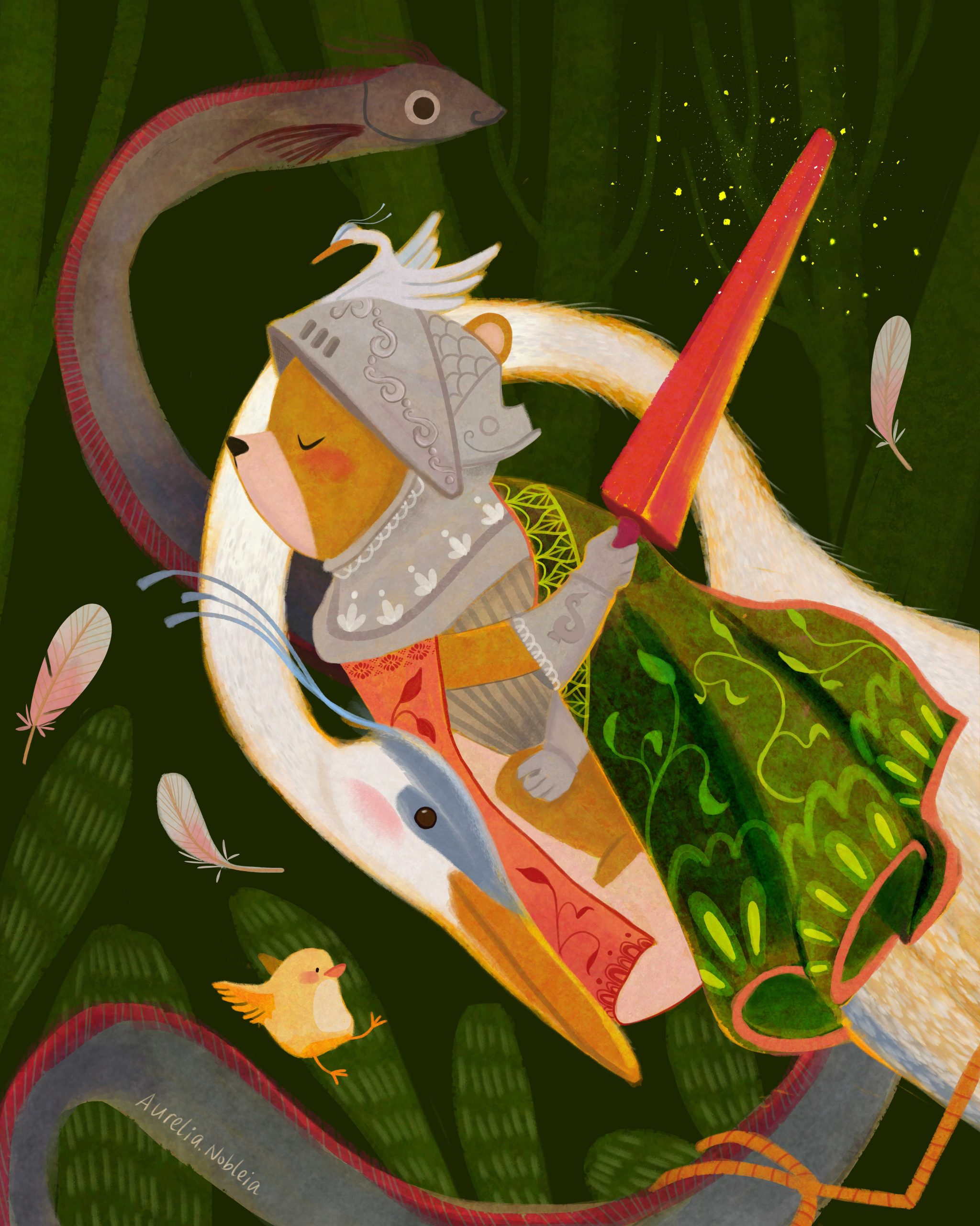 The Sleepy Knight, Mr. Brown the Bear, Banishes Evil